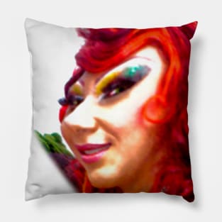 Drag hiccup with hairs of fire Pillow