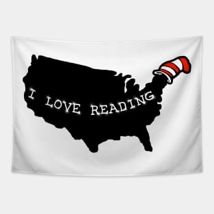 I Love Reading America Tapestry