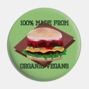 Vegan Burger Pin