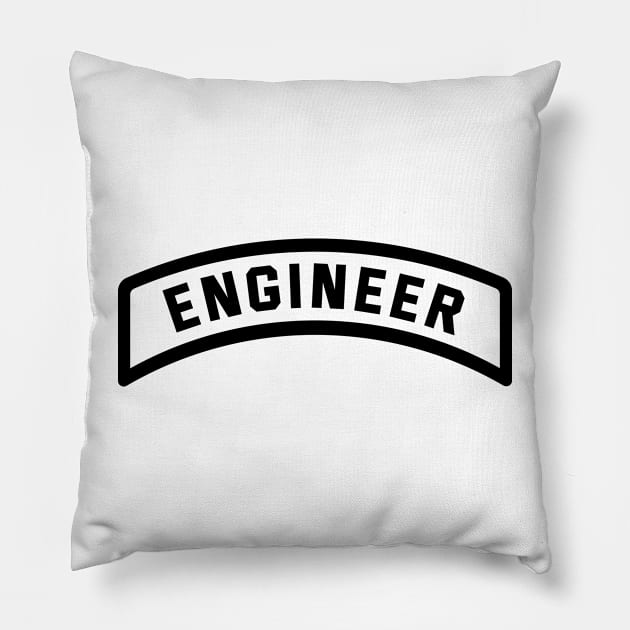 Engineer Tab Pillow by BadgeWork