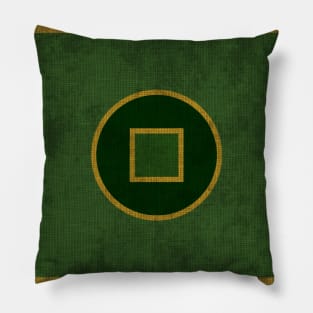 Atla Tapestry 3 - Flag of the Earth Kingdom Pillow