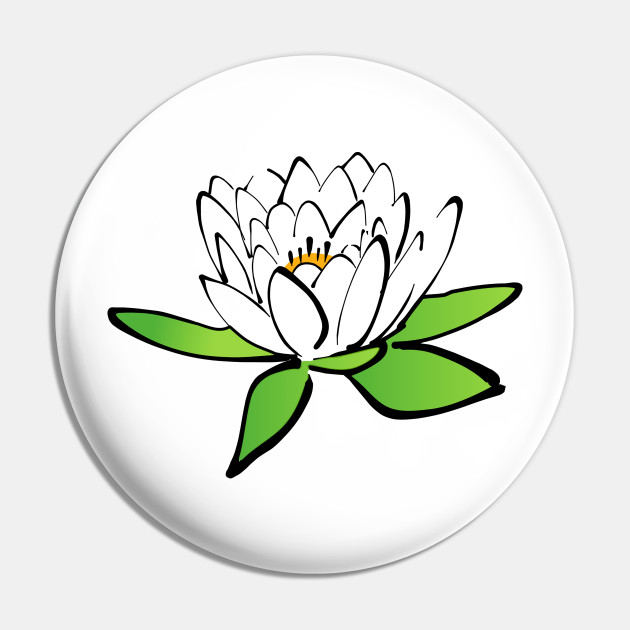 Lotus Flower Design - Lotus Flower - Pin | TeePublic