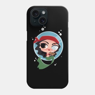 Pirate mermaid Phone Case