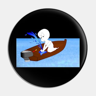 Halloween Spooky In Boat Pin