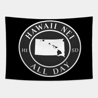 Roots Hawaii and South Dakota by Hawaii Nei All Day Tapestry