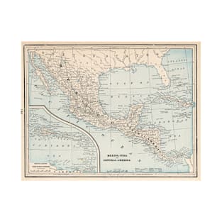 Vintage Map of Mexico (1893) T-Shirt