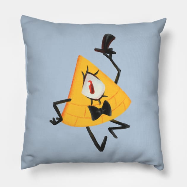 Bill Cipher Pillow by Kihori