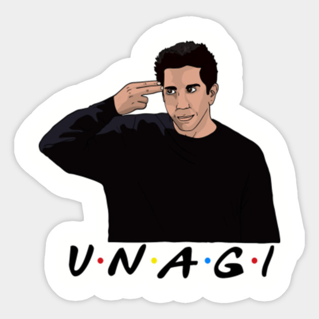 Download Friends Unagi - Friends - Sticker | TeePublic