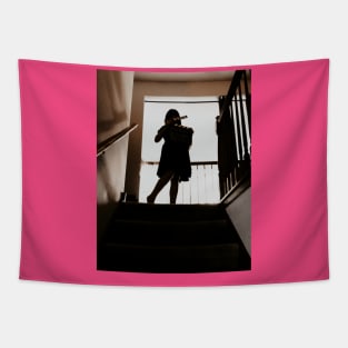 Midnight Girl Icon Tapestry