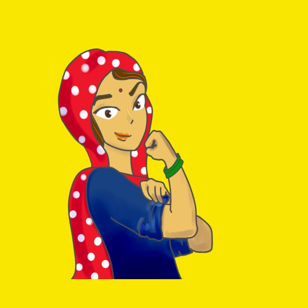 Rajee the Riveter by thecasualartist