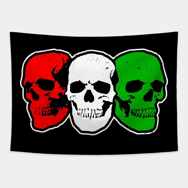 Skulls - XMAS Tapestry by VOLPEdesign