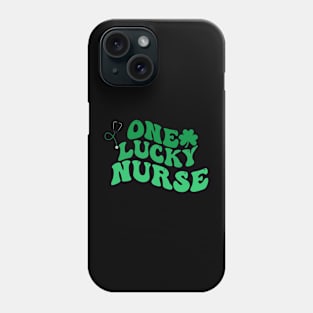 one lucky nurse st patrick's day Phone Case