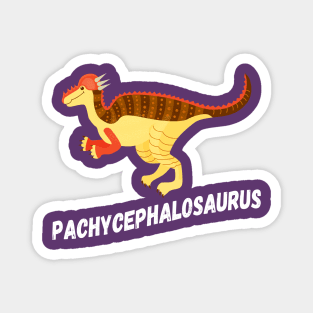 Fun Pachycephalosaurus Dinosaur Design Magnet