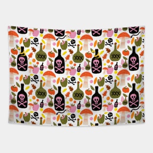 Halloween Poison Pattern Tapestry