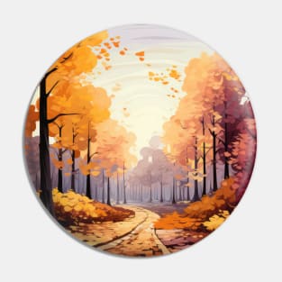 Autumn forest. Pin