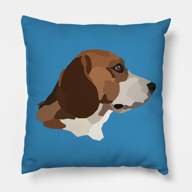 My Beagle Pillow by DavidDms