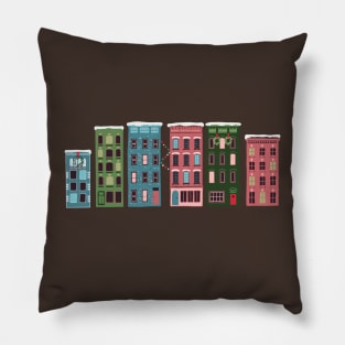 Christmas in New York City Pillow