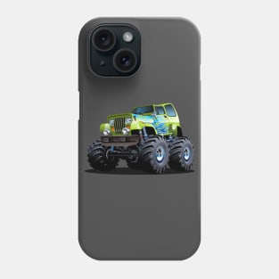 Cartoon monster truck Phone Case