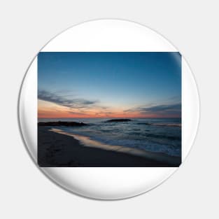 Blue Asbury Park Sunrise Pin