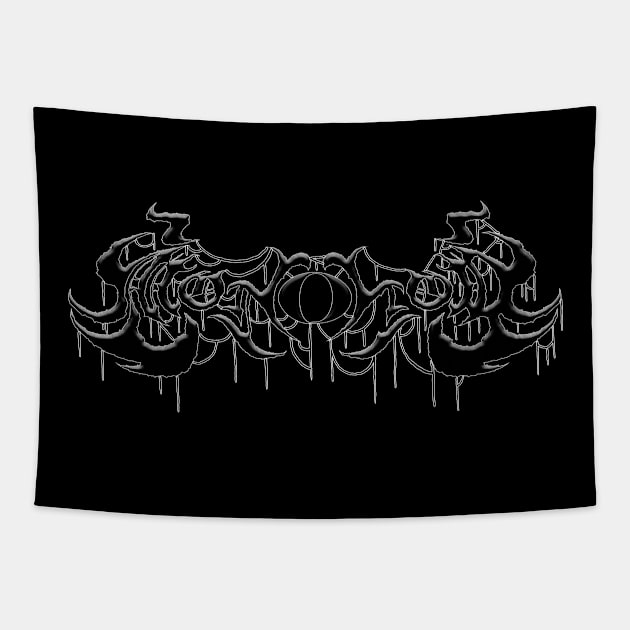 DenialJ Evil Merch - Monolog Logotype Tapestry by denialj