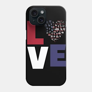 I Love America - States Phone Case