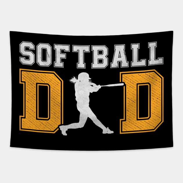 Softball Dad Tapestry by RichyTor