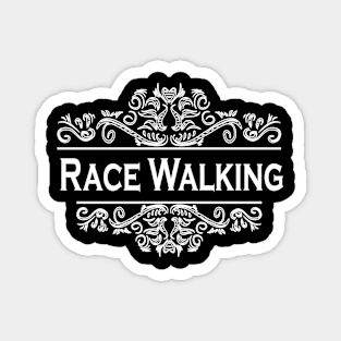 Sport Race Walking Magnet