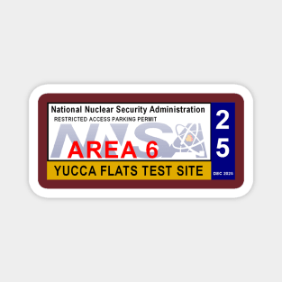 2025 Yucca Flats Test Site Base Permit Magnet