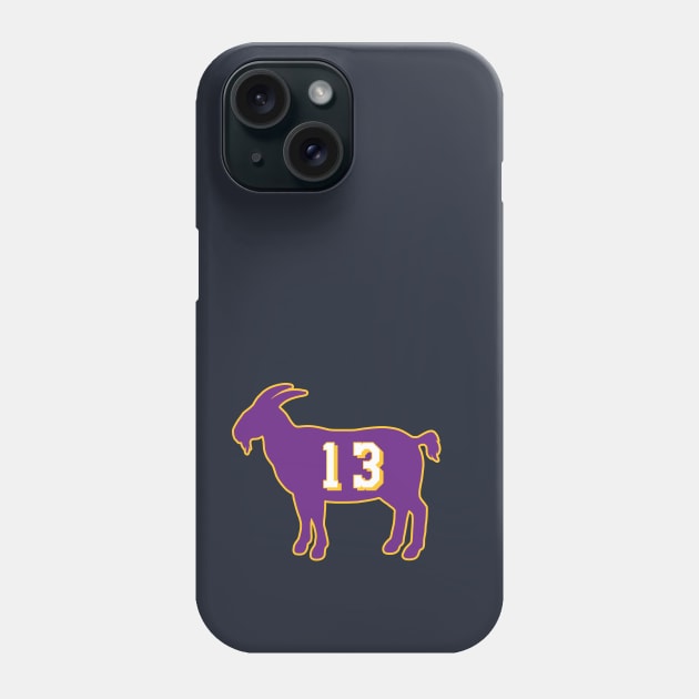Wilt Chamberlain Los Angeles Goat Qiangy Phone Case by qiangdade