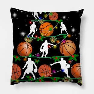 Basketball Christmas Tree Costume Gift Pillow