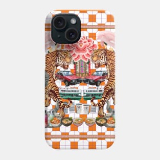 Tigers & Pink Dolphins Orange - Retro Hong Kong Phone Case