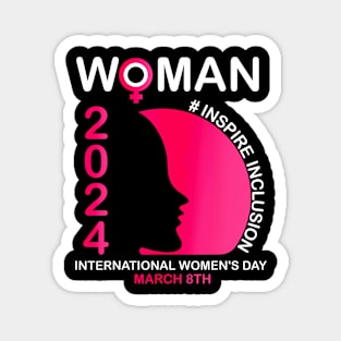 Inspire Inclusion International Womens Day 2024 Magnet