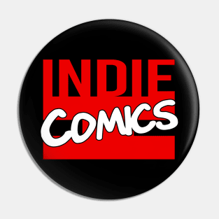 Indie Comics Logo Pin