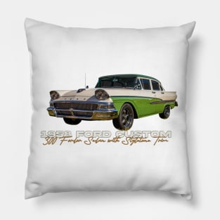 1958 Ford Custom 300 Fordor Sedan with Styletone Trim Pillow