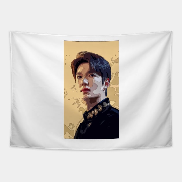 Lee Min-Ho Tapestry by Playful Creatives