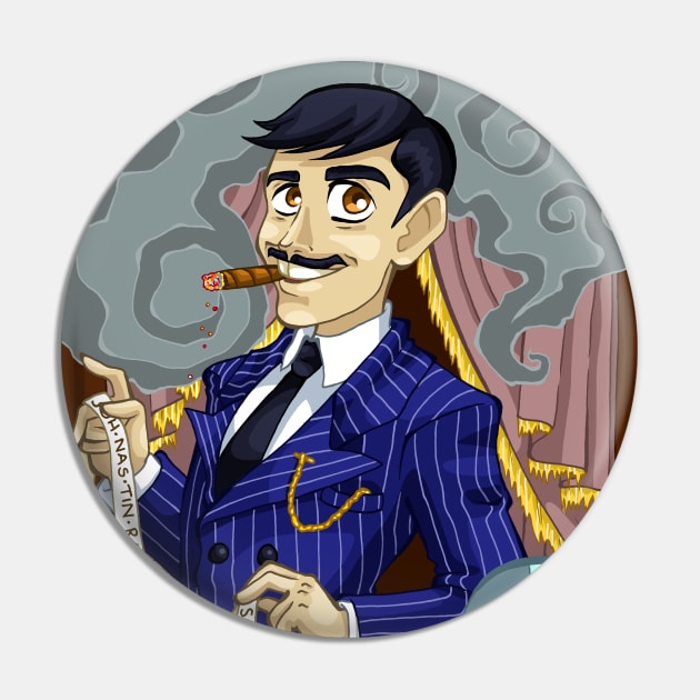 Gomez Addams Pin by Von Plundercat