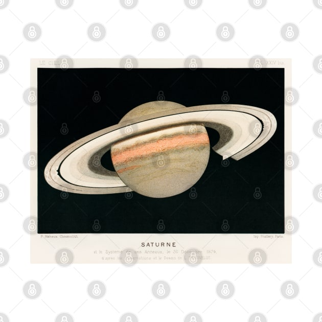 Saturn planet vintage illustration by MoviesAndOthers