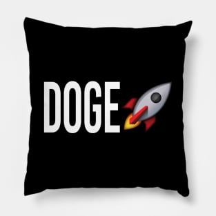 Doge Rocket Pillow