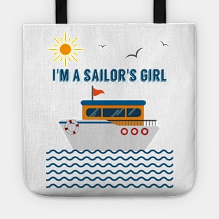 I'm a Sailor's Girl Tote