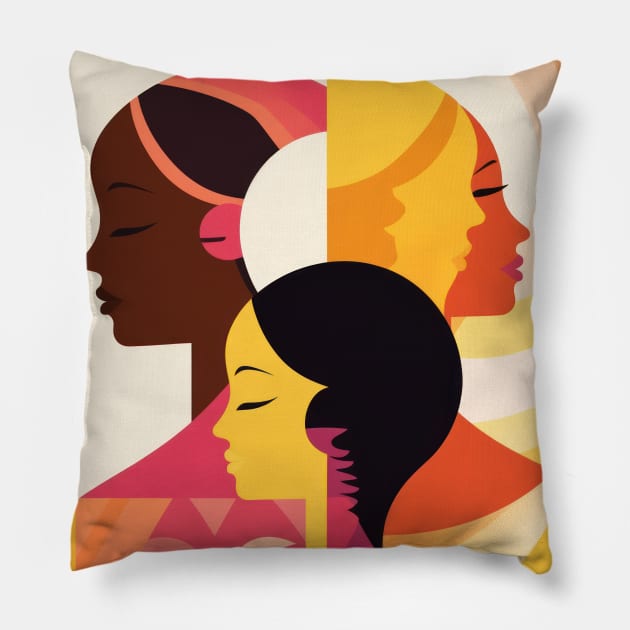 Diversity Pillow by TooplesArt