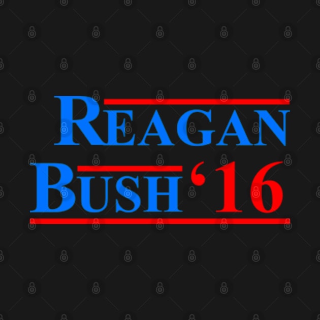 reagan bush by antonimus