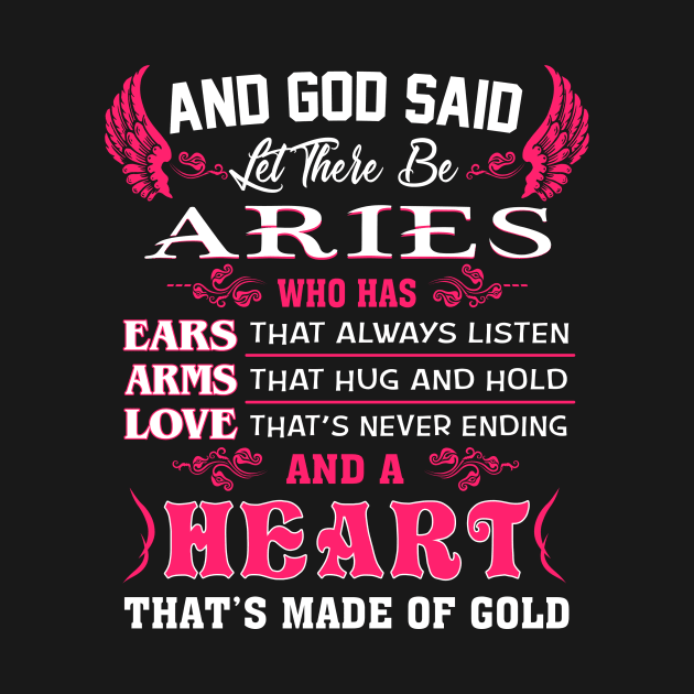 Aries Girl - And God Said Let There Be Aries Girl by BTTEES