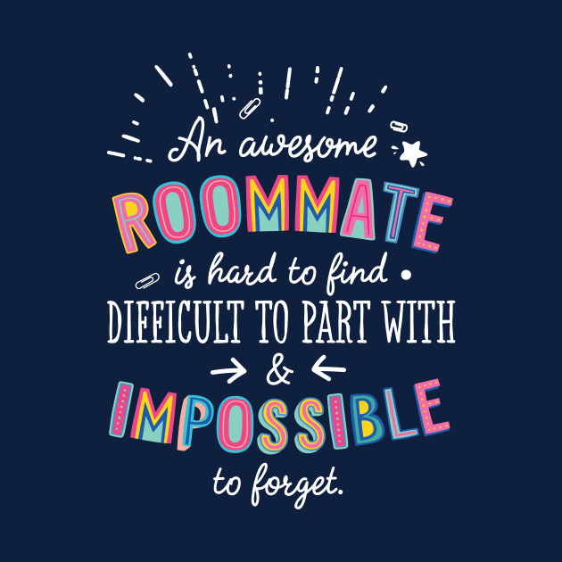 An awesome Roommate Gift Idea - Impossible to Forget Quote by BetterManufaktur