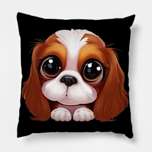 Barkfectly Pawsome Cavalier King Charles Spaniel Pillow