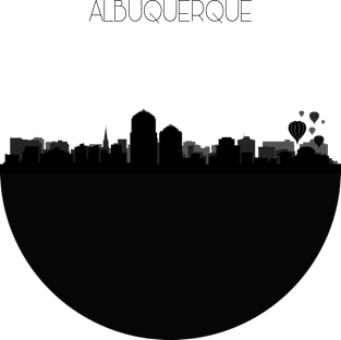 Albuquerque Skyline Magnet