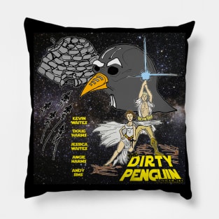 Dirty Penguin Wars Pillow