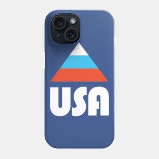 USA Winter Games Retro Mountain Phone Case