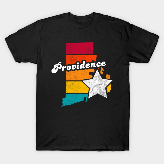 Discover Providence Rhode Island Vintage Distressed Souvenir - Providence Rhode Island - T-Shirt