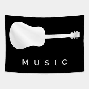 Music Acoustic Guitar Tapestry