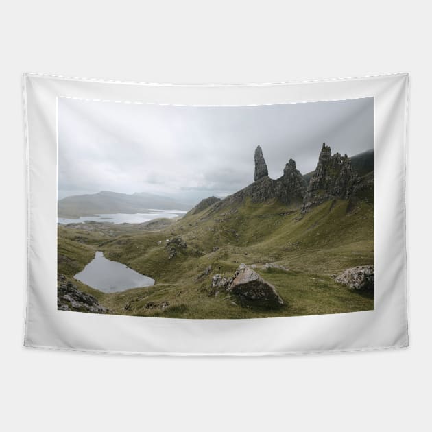 The Old Man of Storr - Landscape Photography Tapestry by regnumsaturni